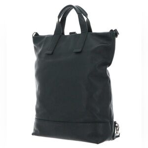 JOST Vika X-Change Bag S Black Leather 3-Way Backpack Crossbody Handbag